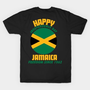 Happy Independence Day Jamaica 1962 Proud Jamaican T-Shirt